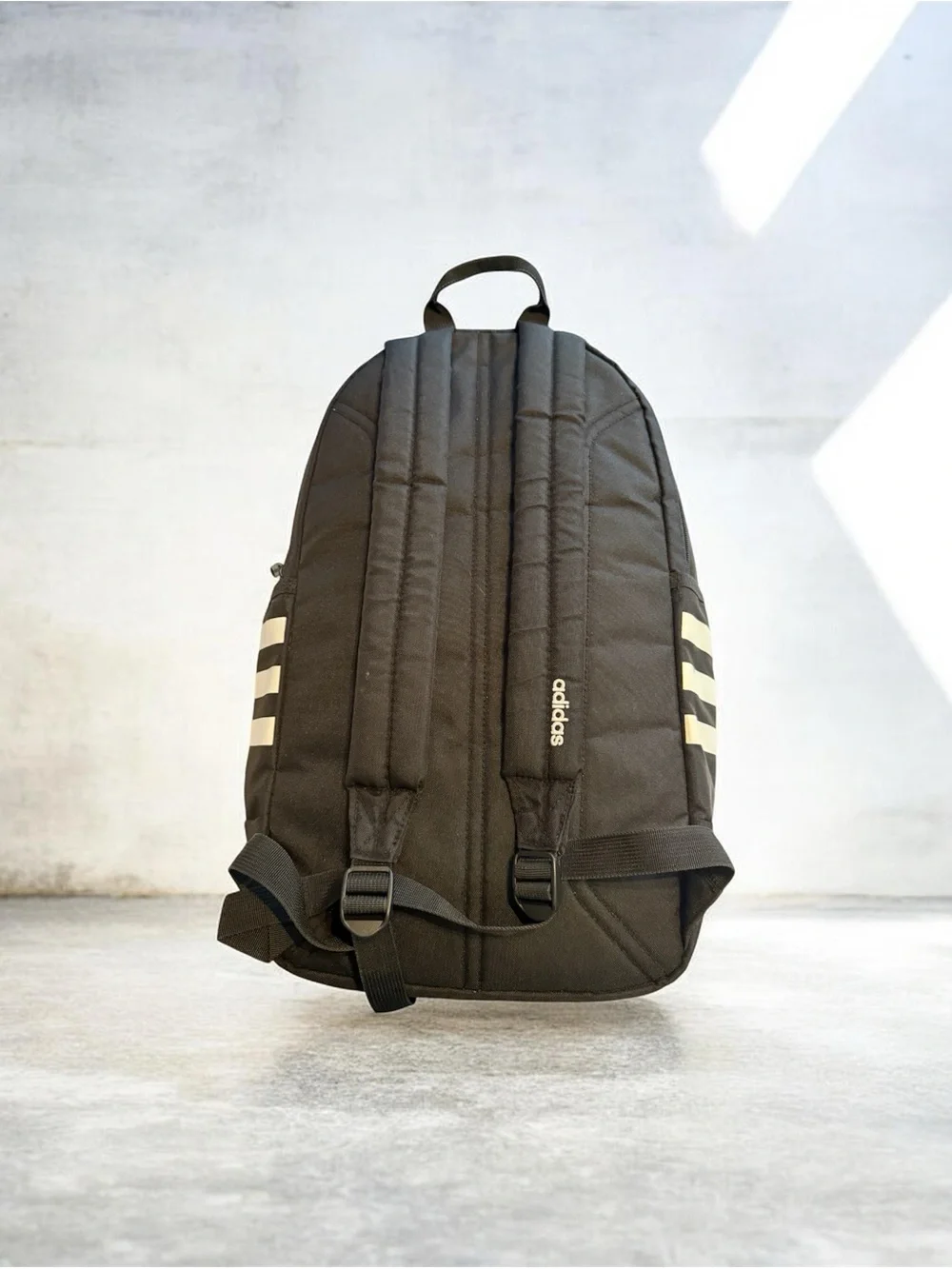 Adidas Black Classic Backpack School Travel Gym Book Bag Unisex